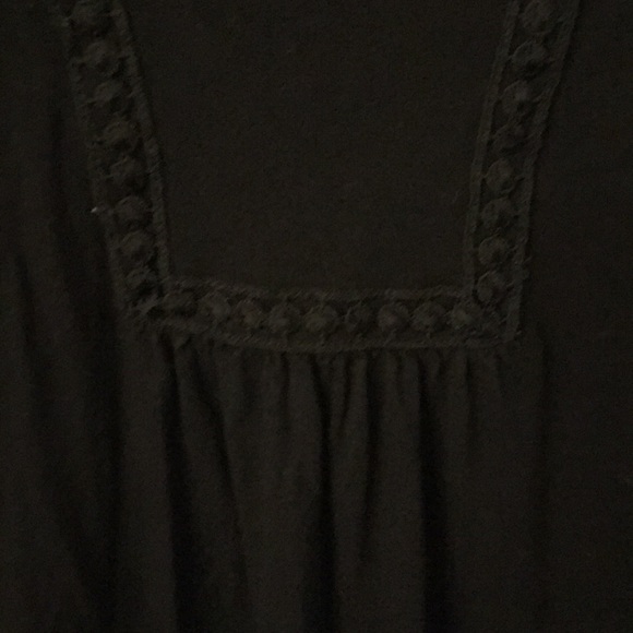 Fun black boho top - Picture 3 of 3